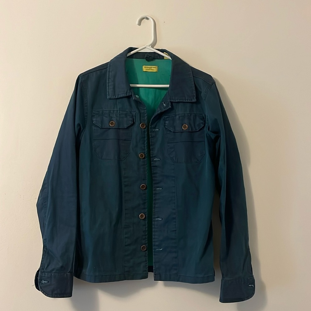 Scotch & Soda Recoloured Army Jean Shirt/Jacket